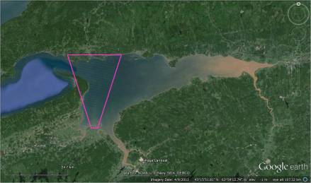 Minas Basin with banner photo location