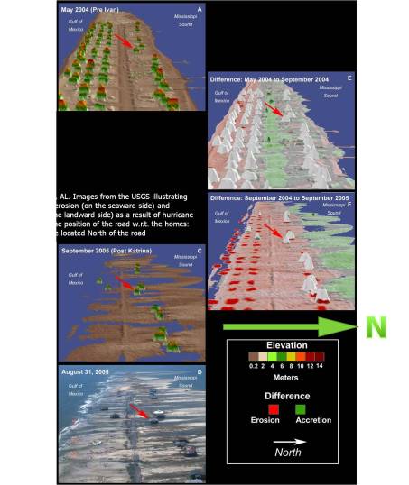 Dauphin Island 1980 2005 2