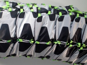 ai-weiwei.snake-ceiling.bookbags.close-up