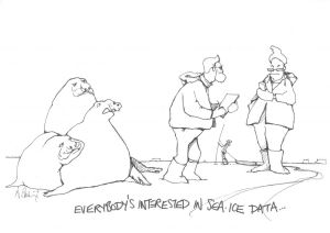 sea ice cartoon